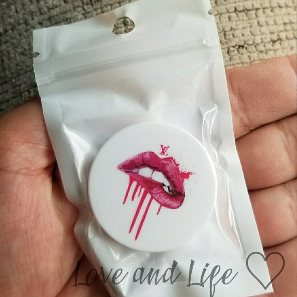 Lips, phone grip, holder